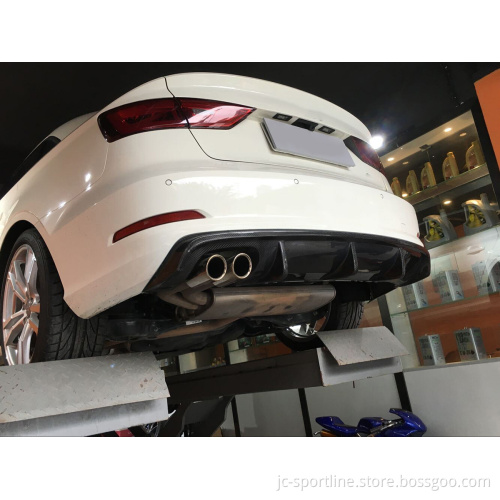 Carbon Fiber Rear Diffuser for Audi A3 8V 4-Door Sedan 2014-2016 Fit Base Model